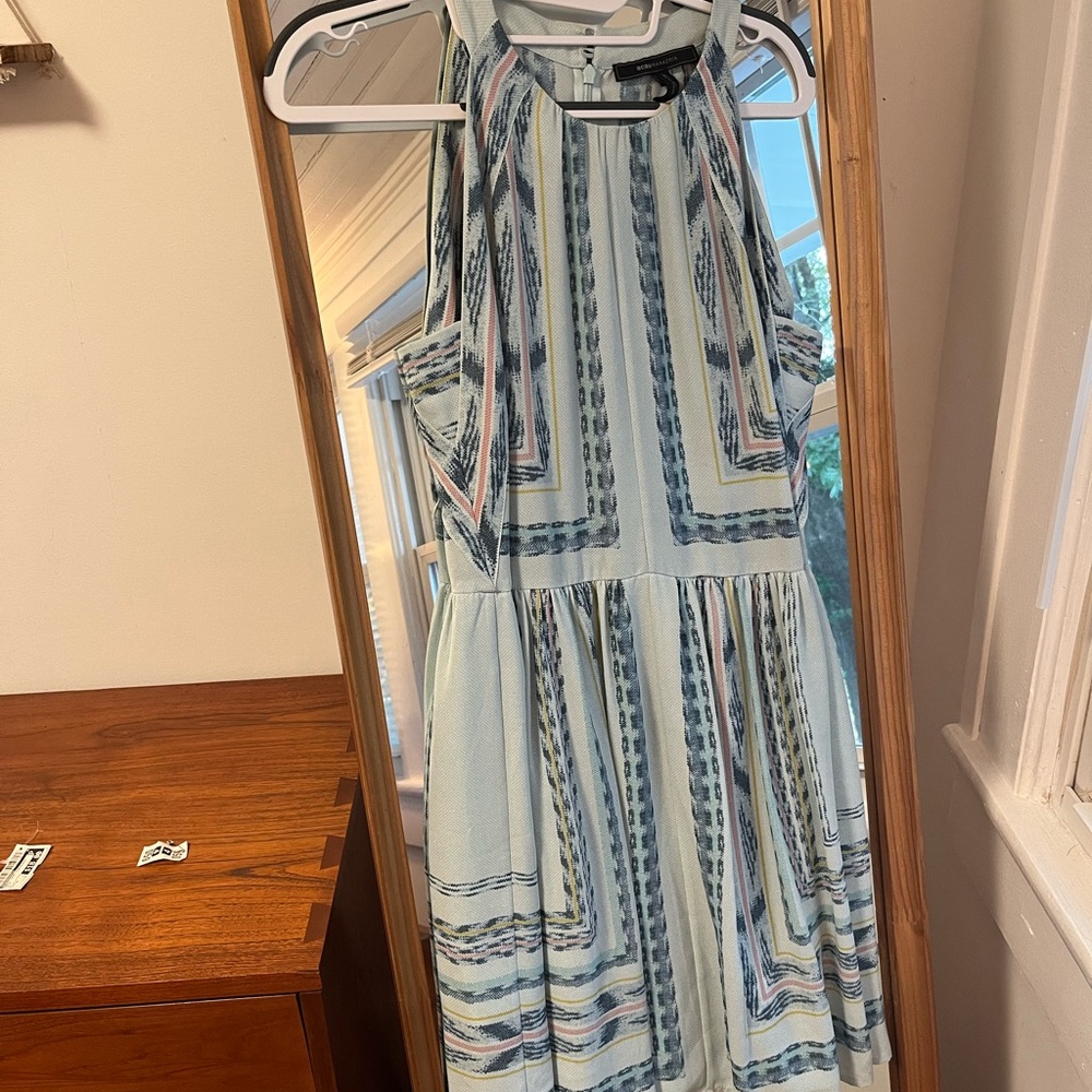 BCBGMaxAzria Pastel Geometric Dress